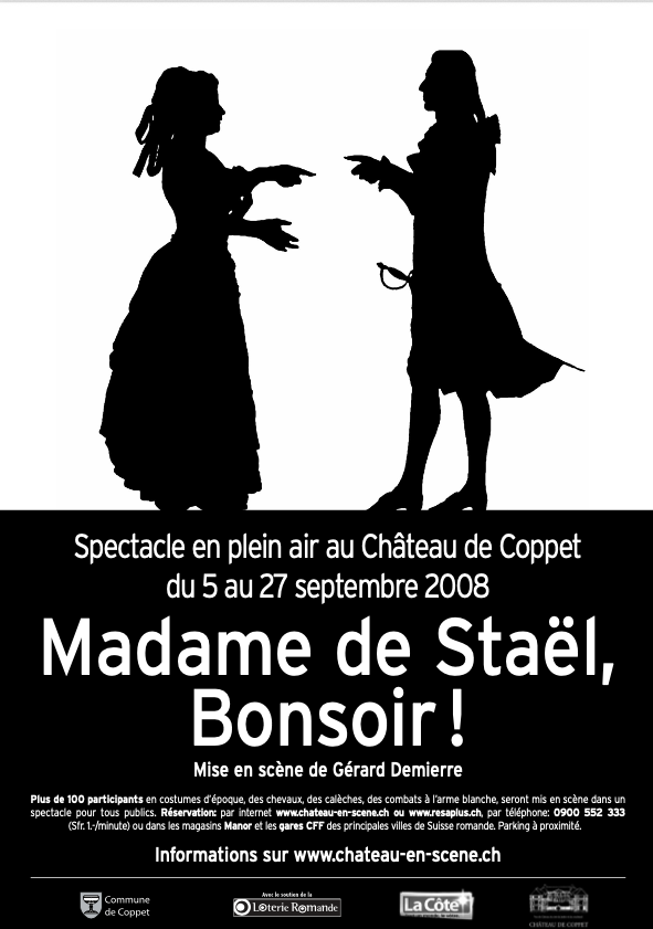 Affiche Mme de Staël - Bonsoir !